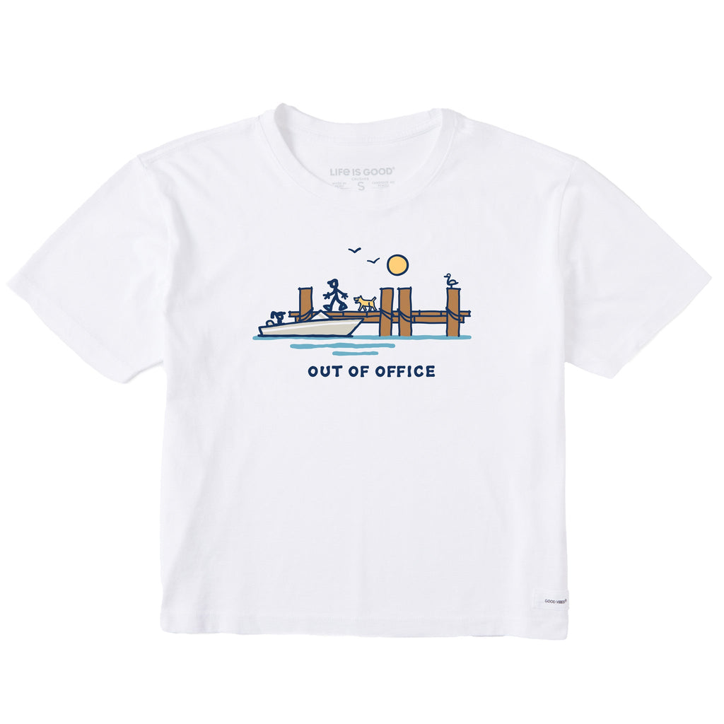 Women's Dock Lake Out of Office Short Sleeve Crusher Boxy product image 3