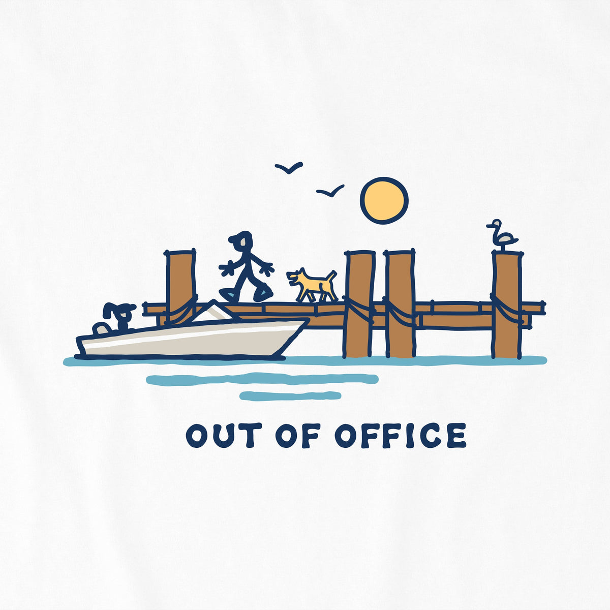 Women's Dock Lake Out of Office Short Sleeve Crusher Boxy product image 4