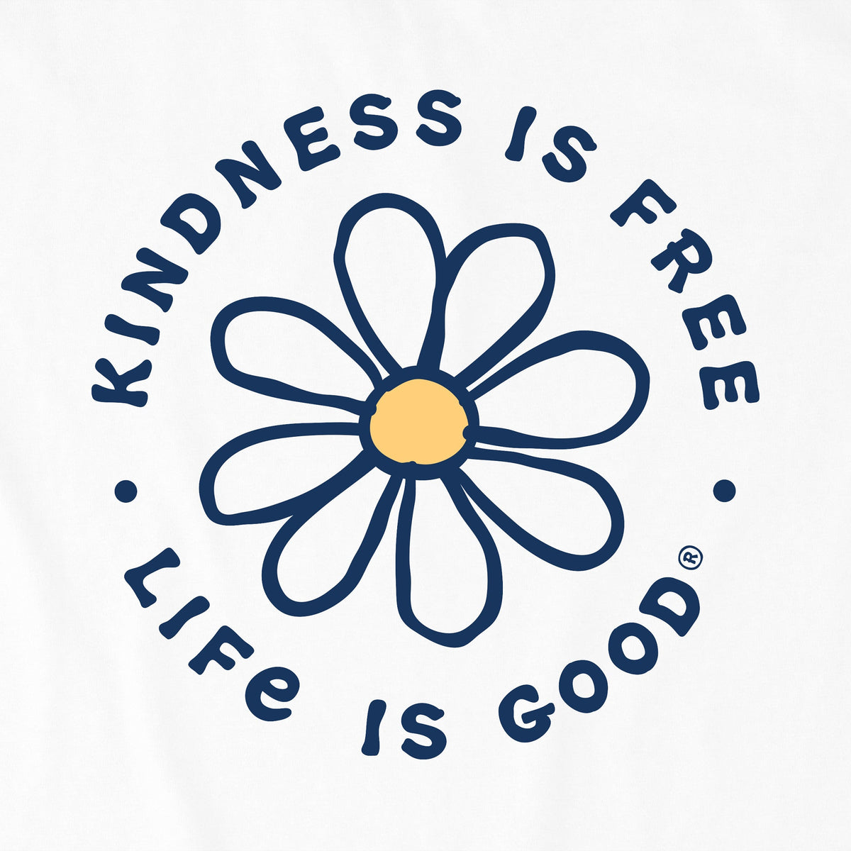 Women's Kindness is Free Daisy Short Sleeve Crusher Boxy Tee product image 4