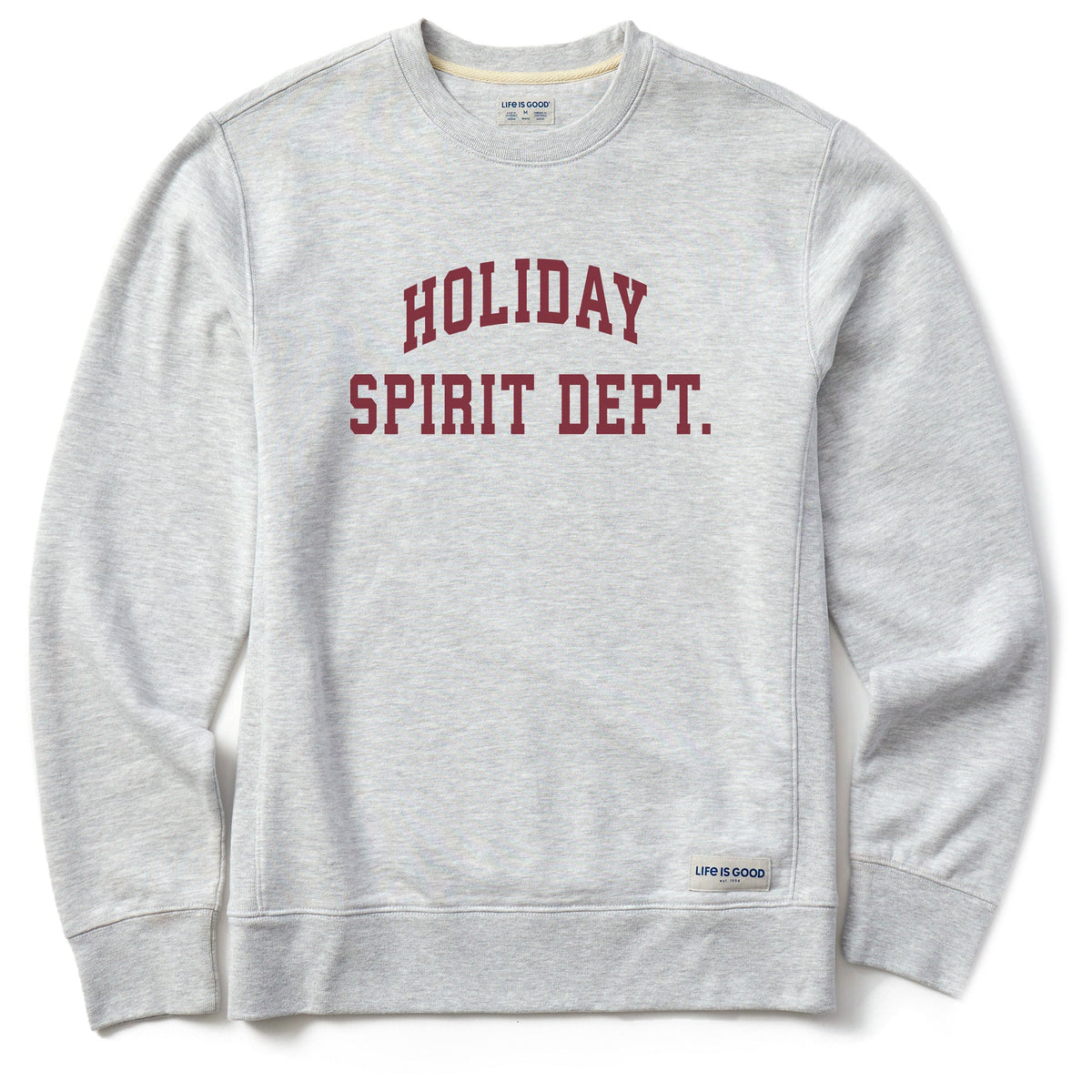 Men's Holiday Spirit Dept Arch Simply True Fleece Crew
