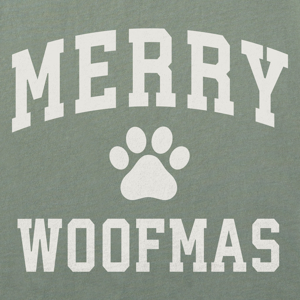 Men's Merry Woofmas Arch Simply True Fleece Crew