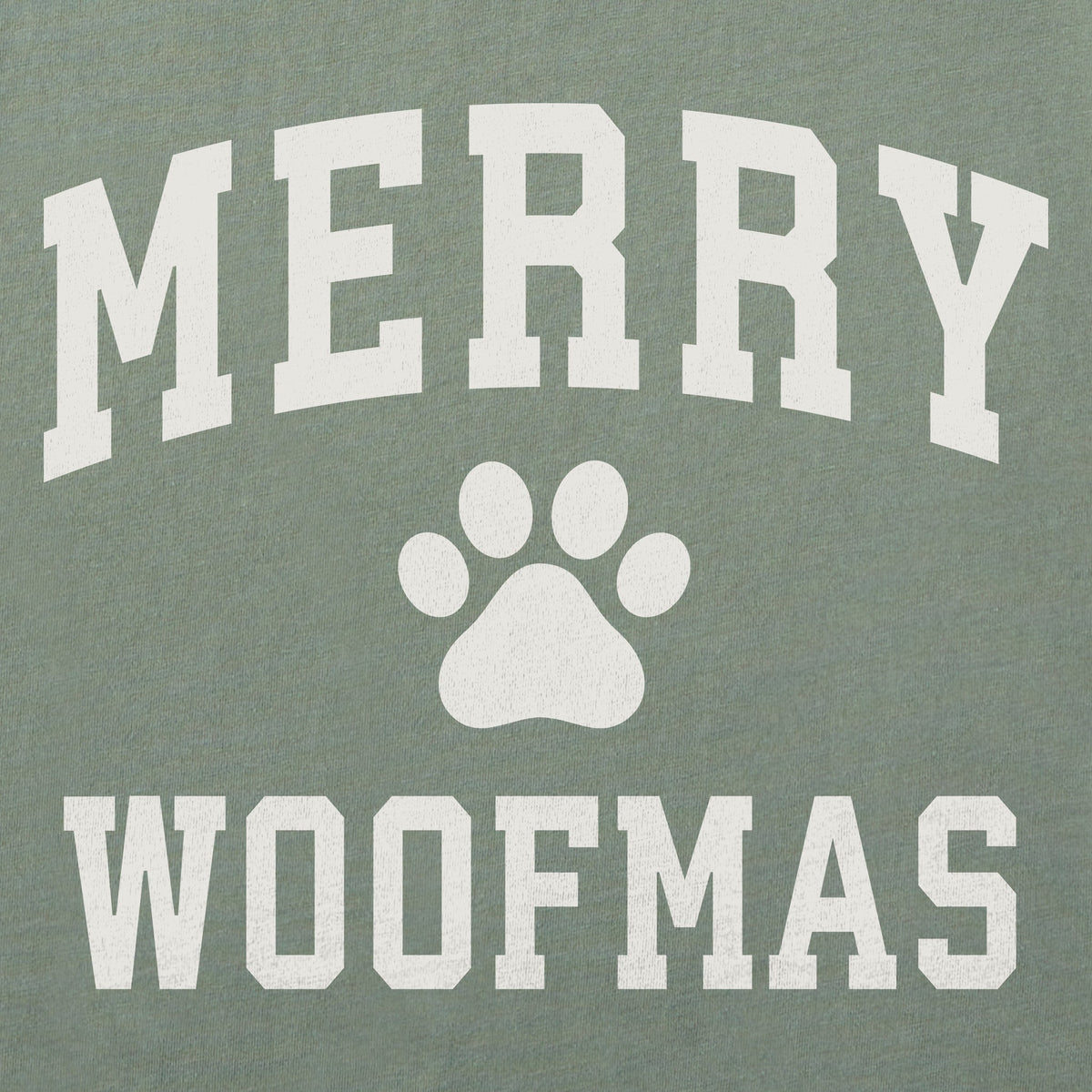 Men's Merry Woofmas Arch Simply True Fleece Crew