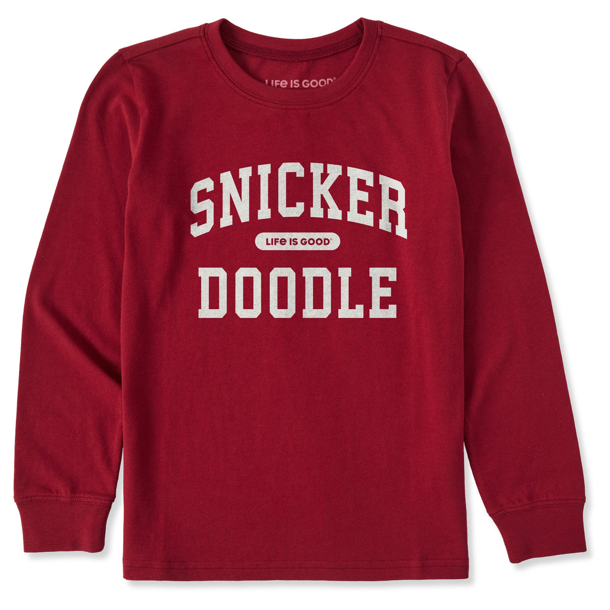 Kids Snicker Doodle Arch Long Sleeve Crusher Tee product image 1