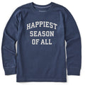 Kids Happiest Season of All Arch Long Sleeve Crusher Tee product image 1