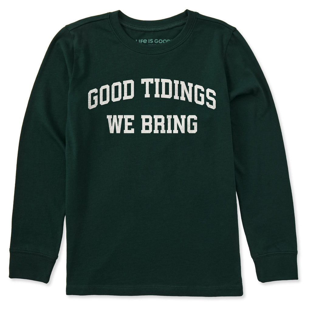 Kids Good Tidings We Bring Arch Long Sleeve Crusher Tee product image 1