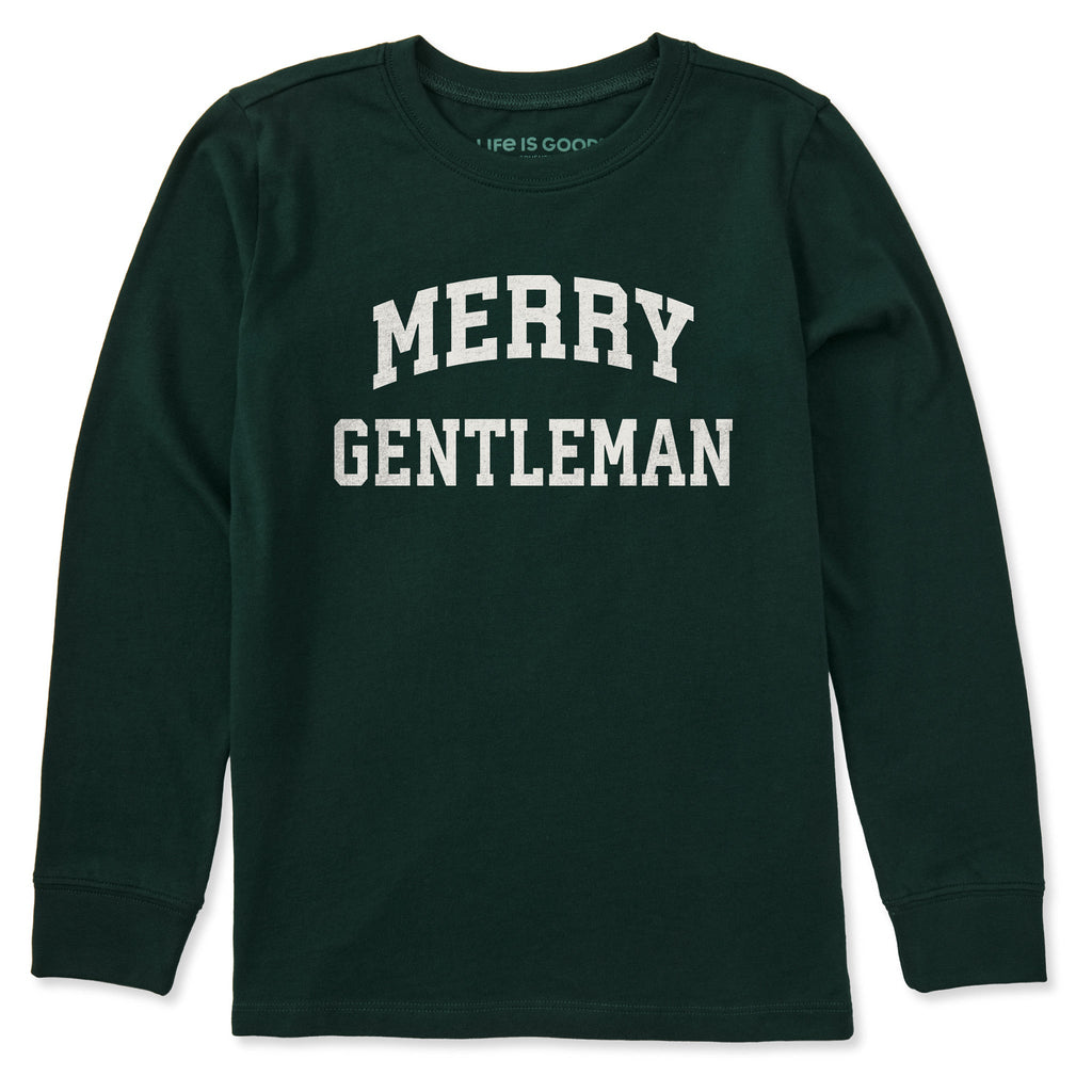 Kids Merry Gentleman Arch Long Sleeve Crusher Tee product image 1