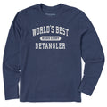 Men's World's Best Xmas Light Detangler Long Sleeve Crusher product image 1