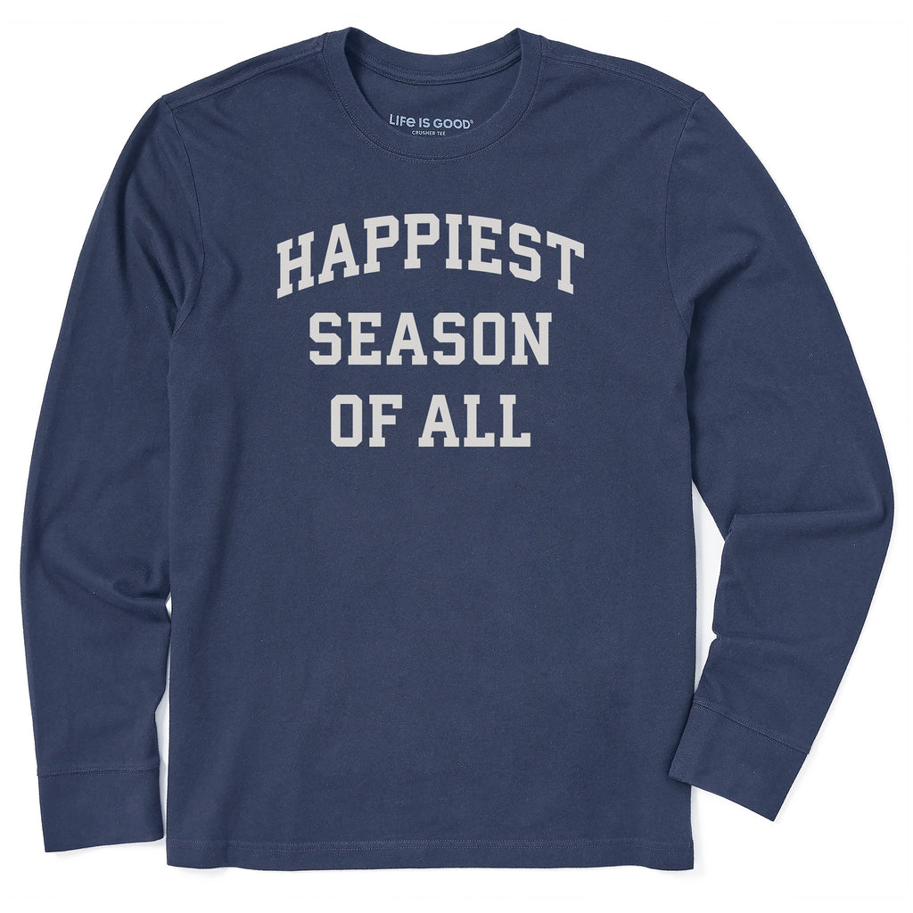 Men's Happiest Season of All Arch Long Sleeve Crusher Tee product image 1