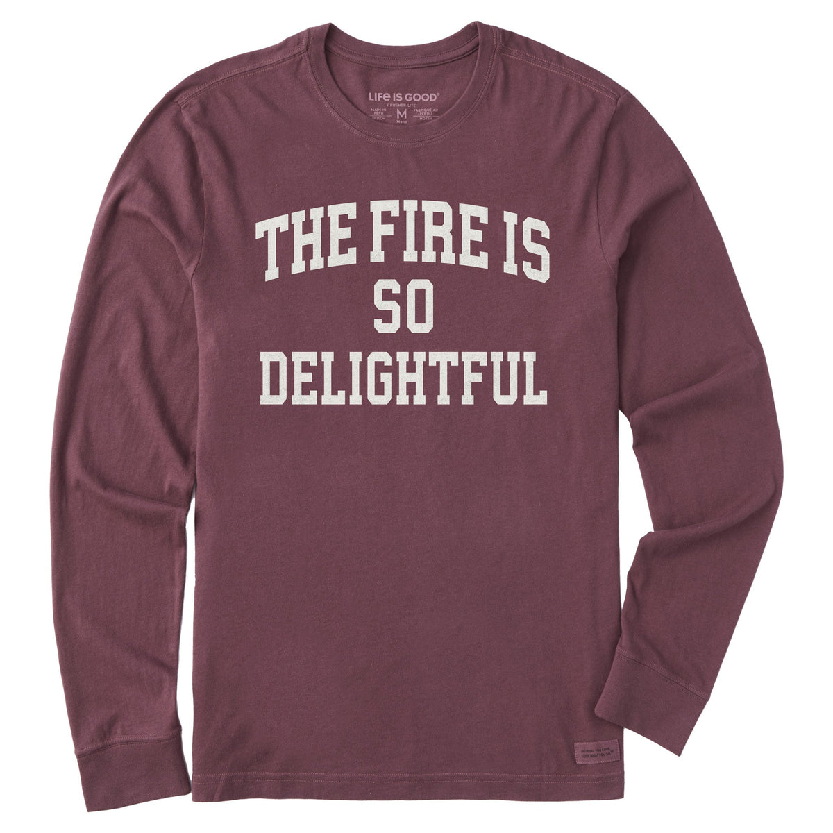 Men's The Fire is so Delightful Arch Long Sleeve Crusher Tee product image 1