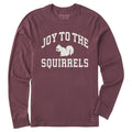 Men's Joy to the Squirrels Arch Long Sleeve Crusher Tee product image 1