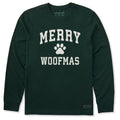 Men's Merry Woofmas Arch Long Sleeve Crusher Tee product image 1