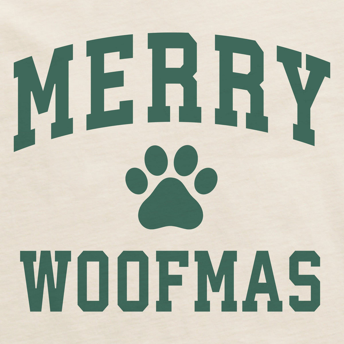 Women's Merry Woofmas Arch Short Sleeve Crusher Boxy Tee product image 2