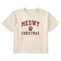Women's Meowy Christmas Arch Short Sleeve Crusher Boxy Tee product image 1