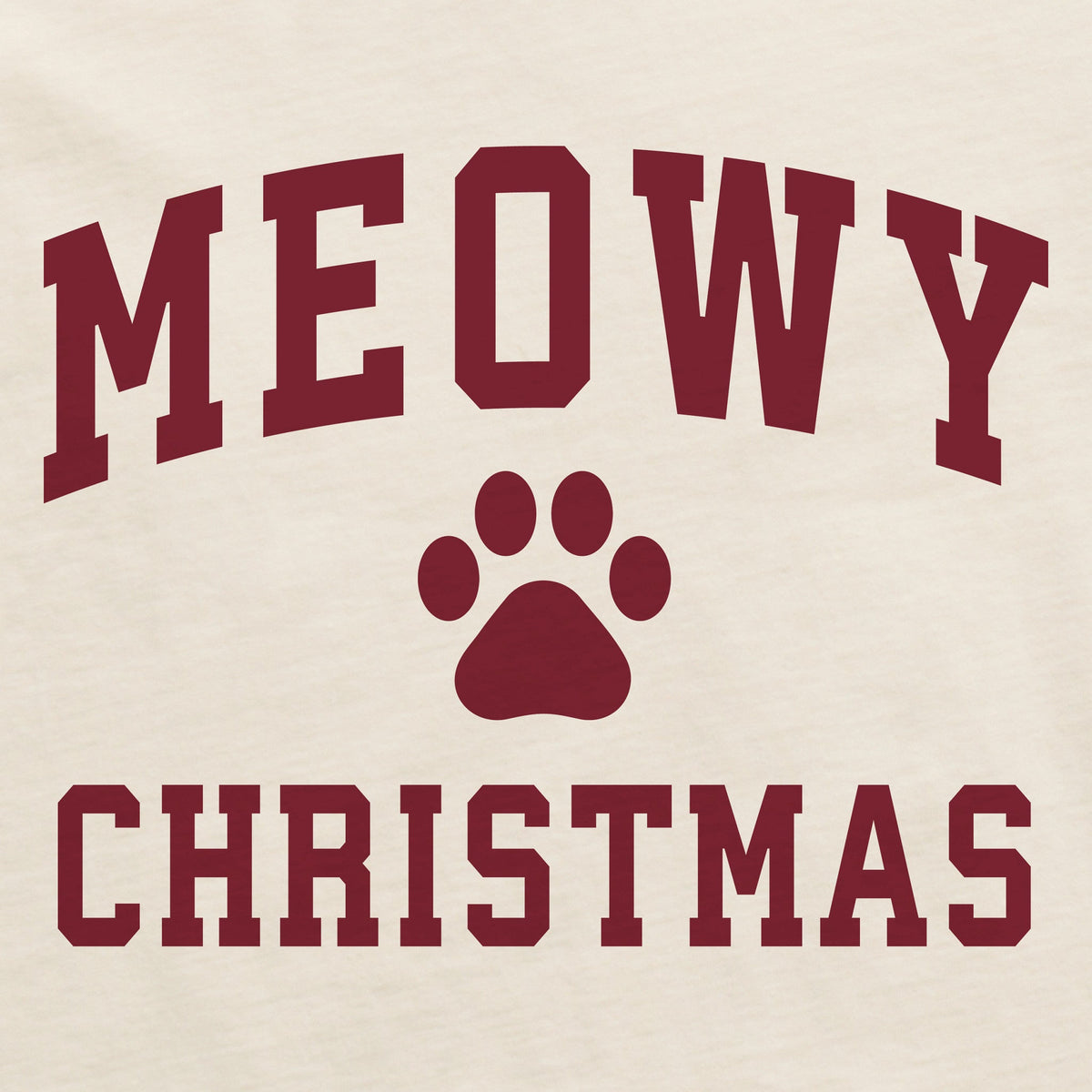 Women's Meowy Christmas Arch Short Sleeve Crusher Boxy Tee product image 2