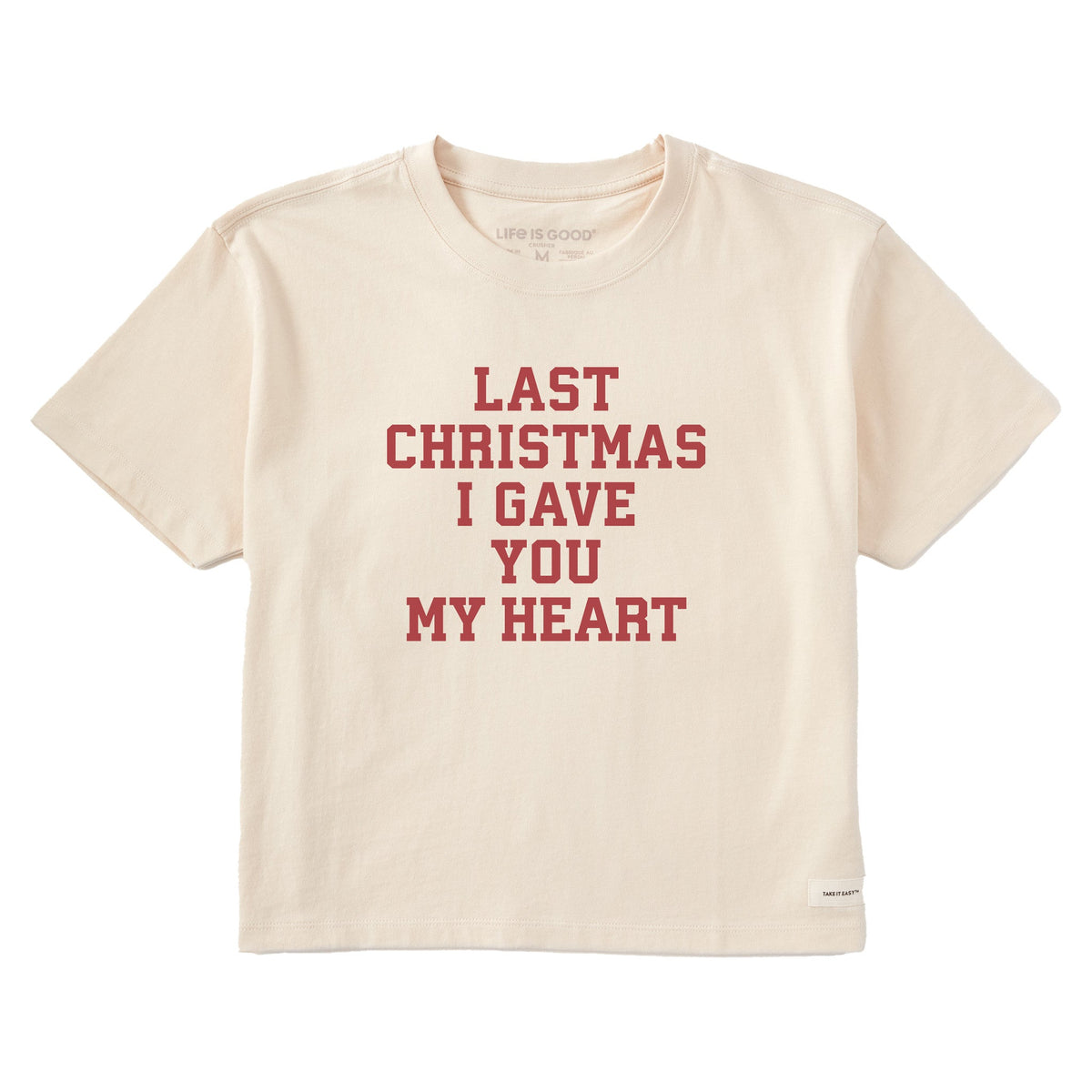 Women's Last Christmas Short Sleeve Crusher Boxy Tee product image 1