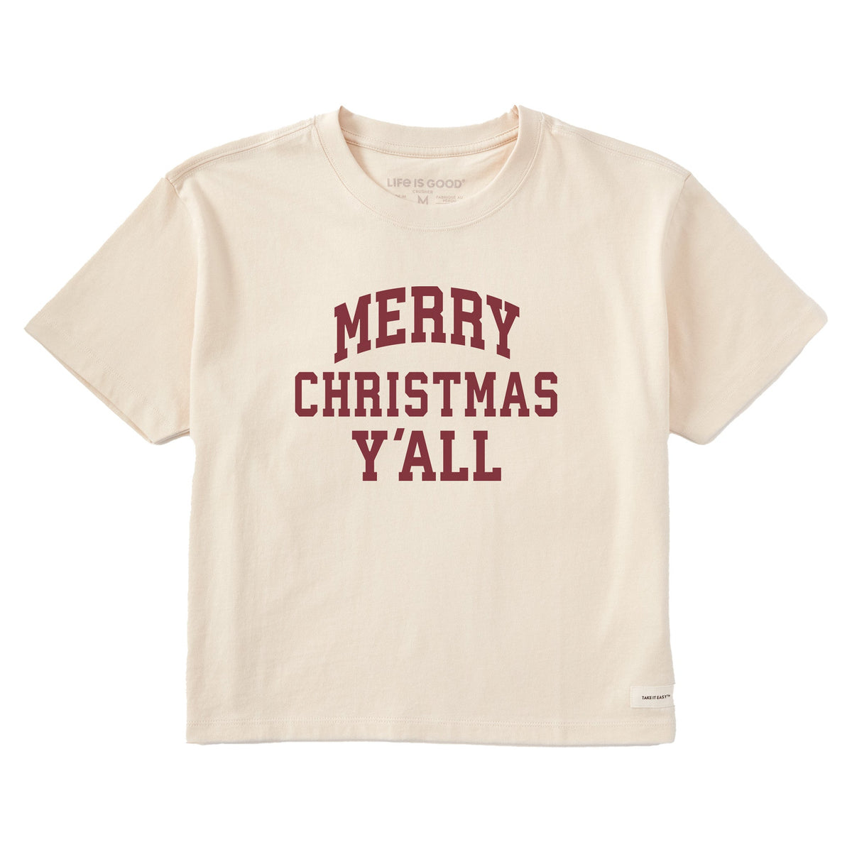 Women's Merry Christmas Y'all Arch Short Sleeve Crusher product image 1