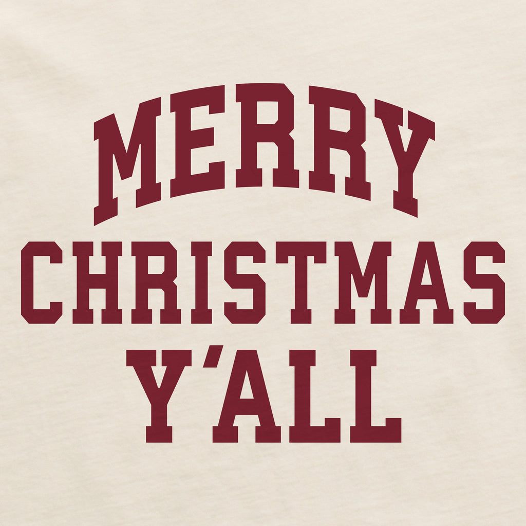 Women's Merry Christmas Y'all Arch Short Sleeve Crusher product image 2