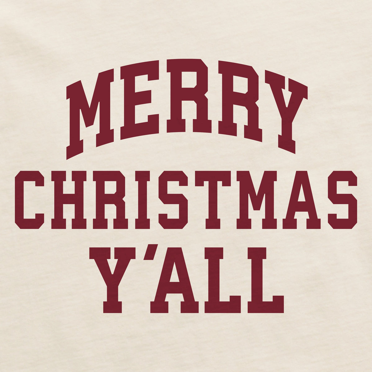 Women's Merry Christmas Y'all Arch Short Sleeve Crusher product image 2