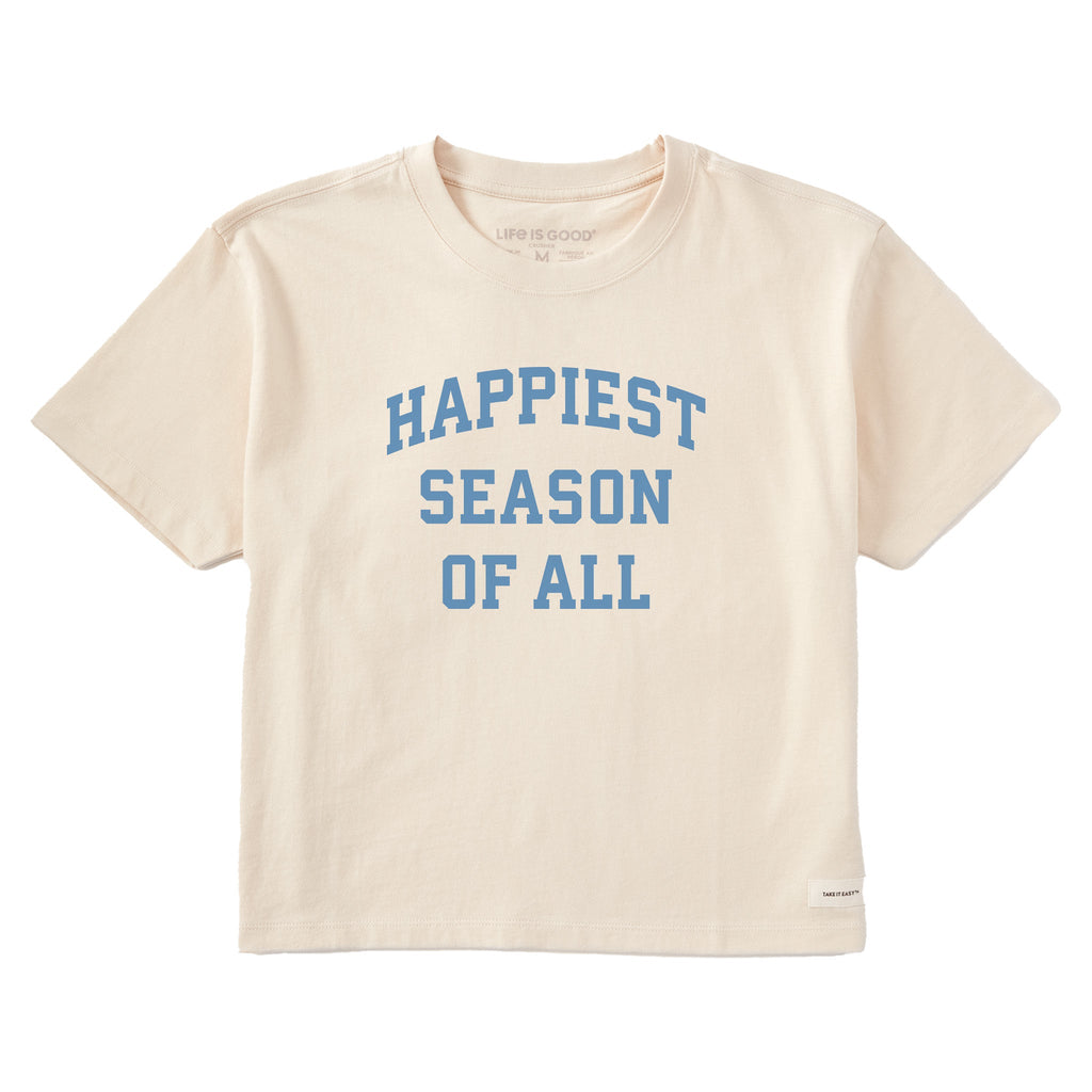 Women's Happiest Season of All Arch Short Sleeve Crusher product image 1