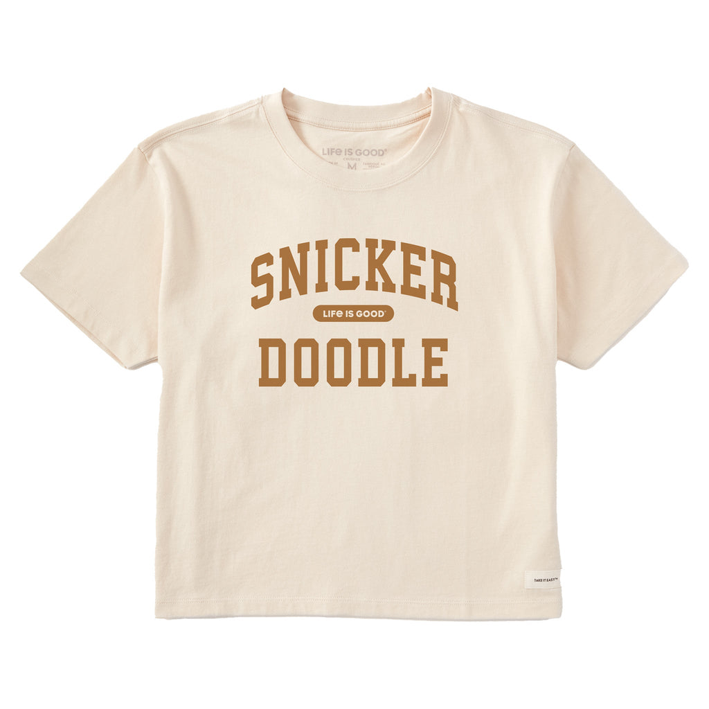 Women's Snicker Doodle Arch Short Sleeve Crusher Boxy Tee product image 1