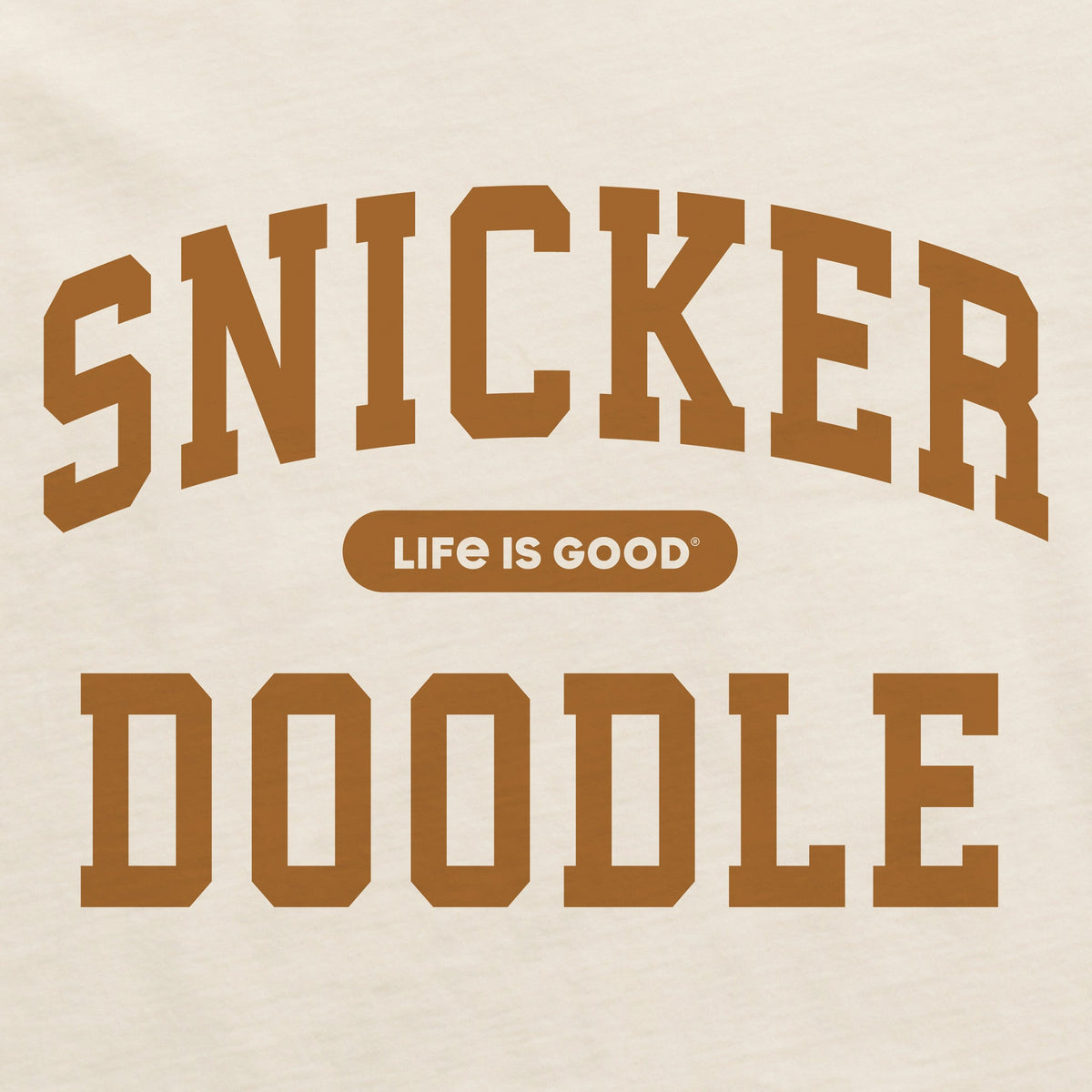 Women's Snicker Doodle Arch Short Sleeve Crusher Boxy Tee product image 2