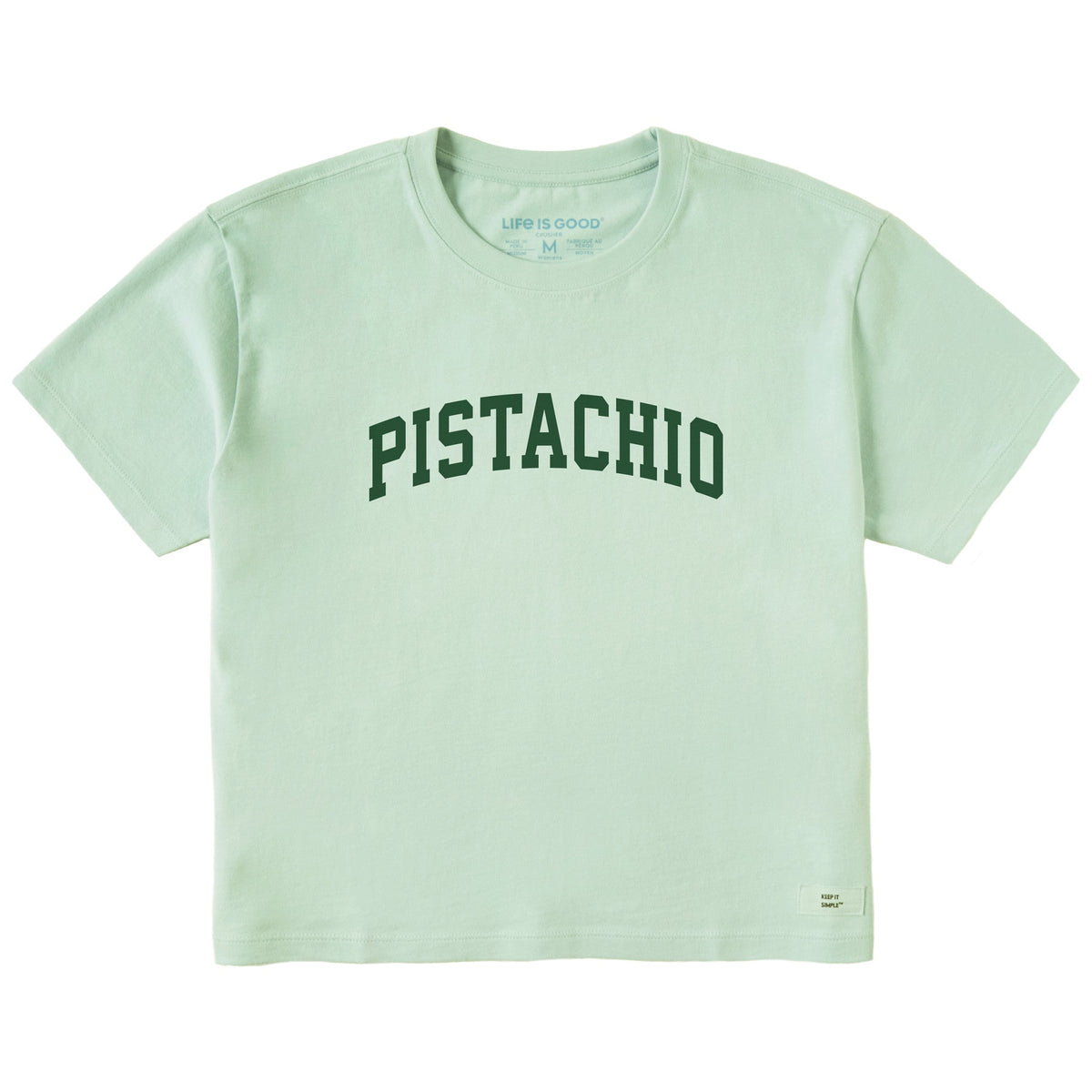 Women's Pistachio Arch Short Sleeve Crusher Boxy Tee product image 1