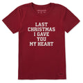 Women's Last Christmas Short Sleeve Crusher Tee product image 1
