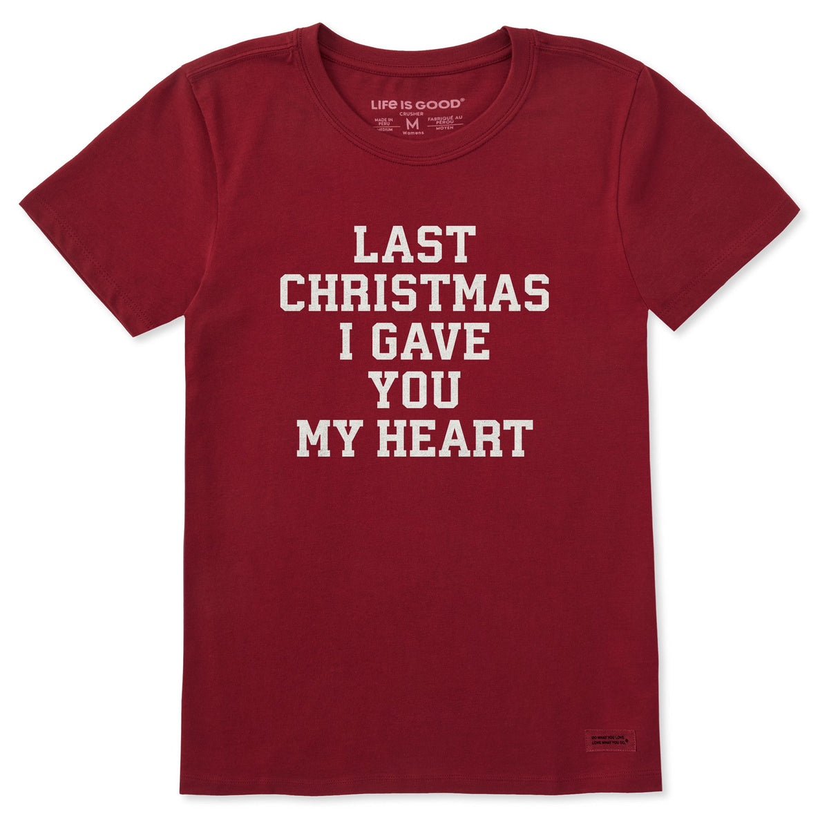 Women's Last Christmas Short Sleeve Crusher Tee product image 1