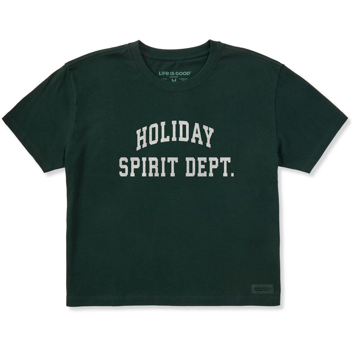 Women's Holiday Spirit Dept Arch Short Sleeve Crusher Boxy product image 1