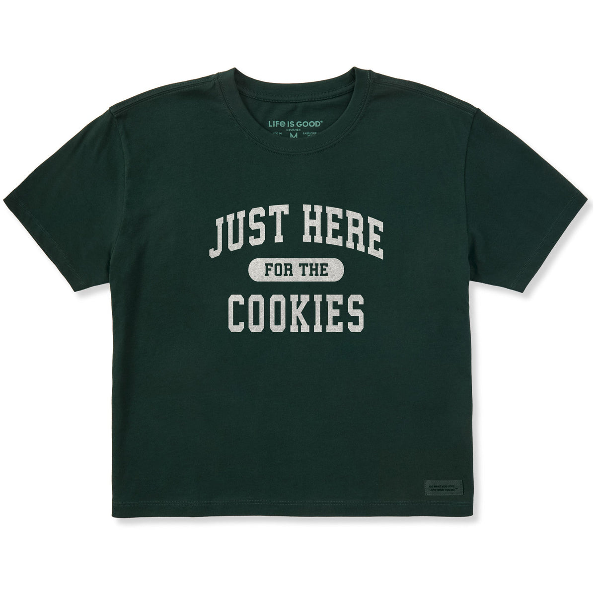 Women's Just Here for the Cookies Short Sleeve Crusher Boxy product image 1