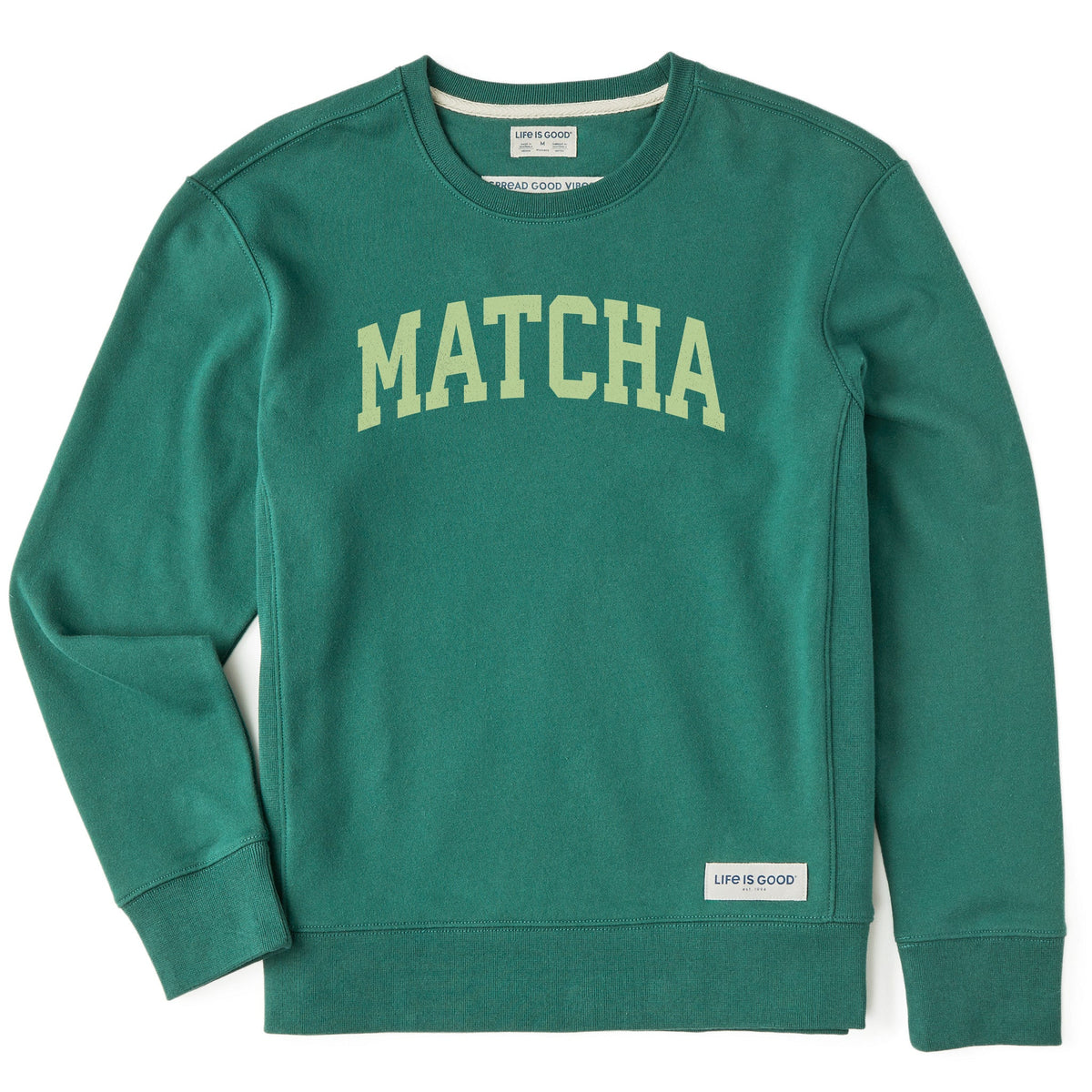 Women's Matcha Arch Simply True Fleece Crew