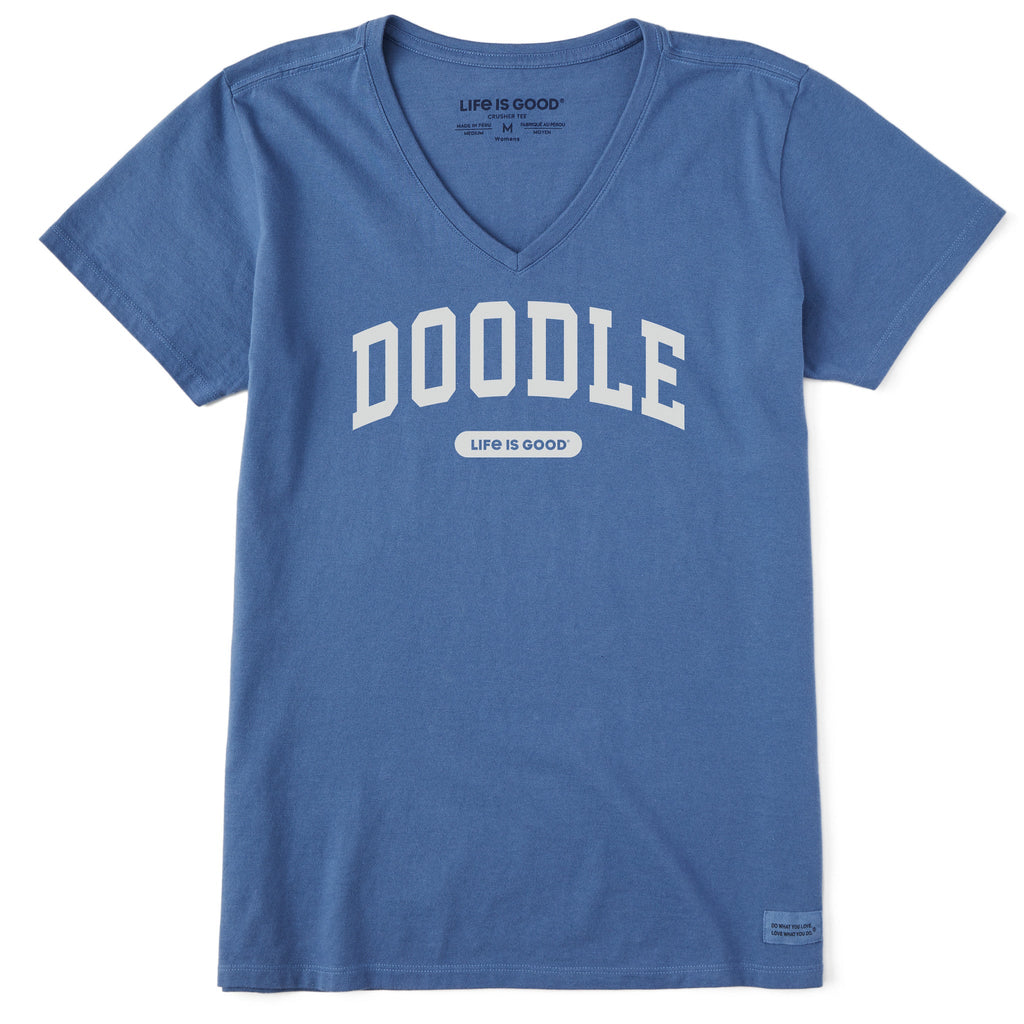 Women's Doodle Arch Short Sleeve Crusher Vee product image 1