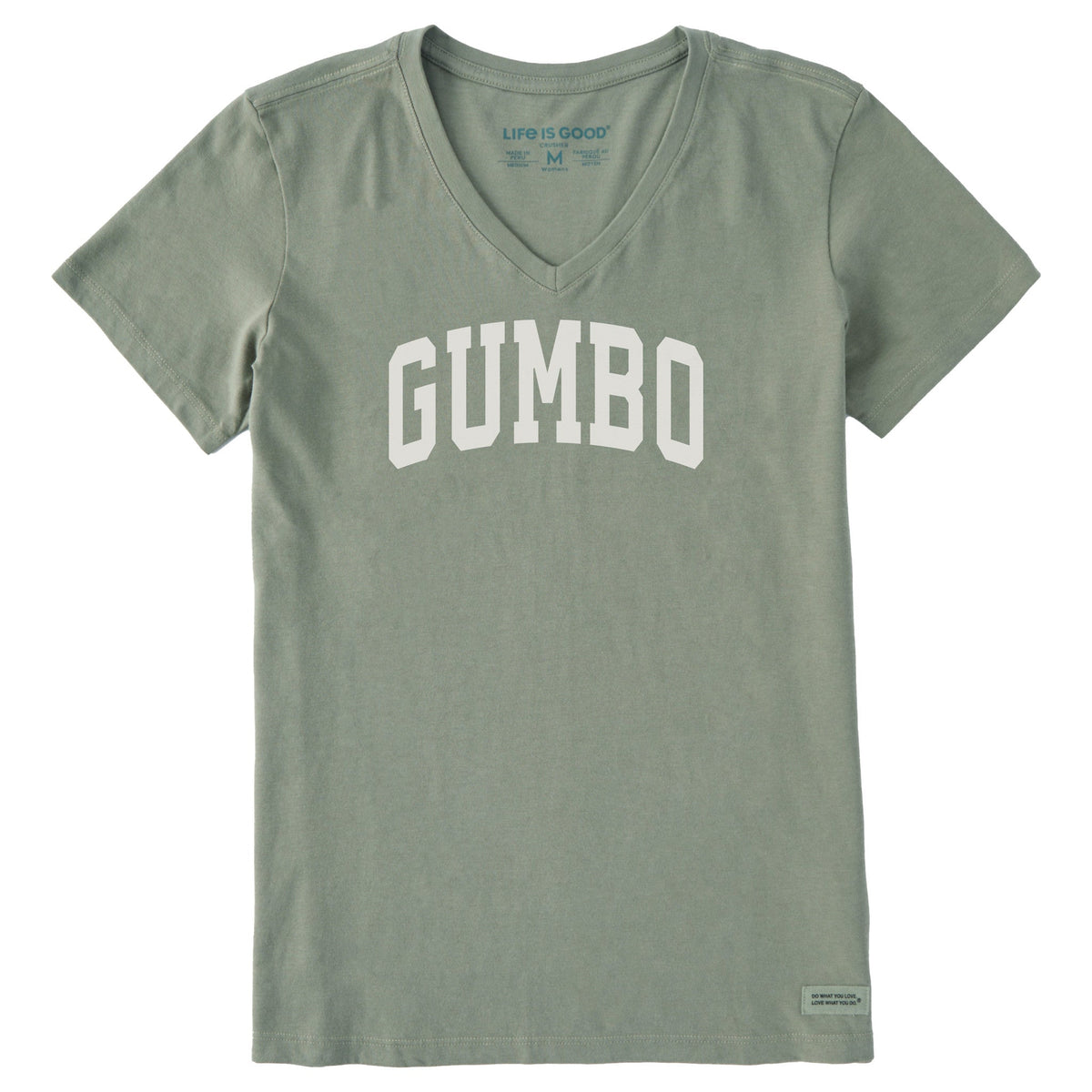 Women's Gumbo Arch Short Sleeve Crusher Vee product image 1
