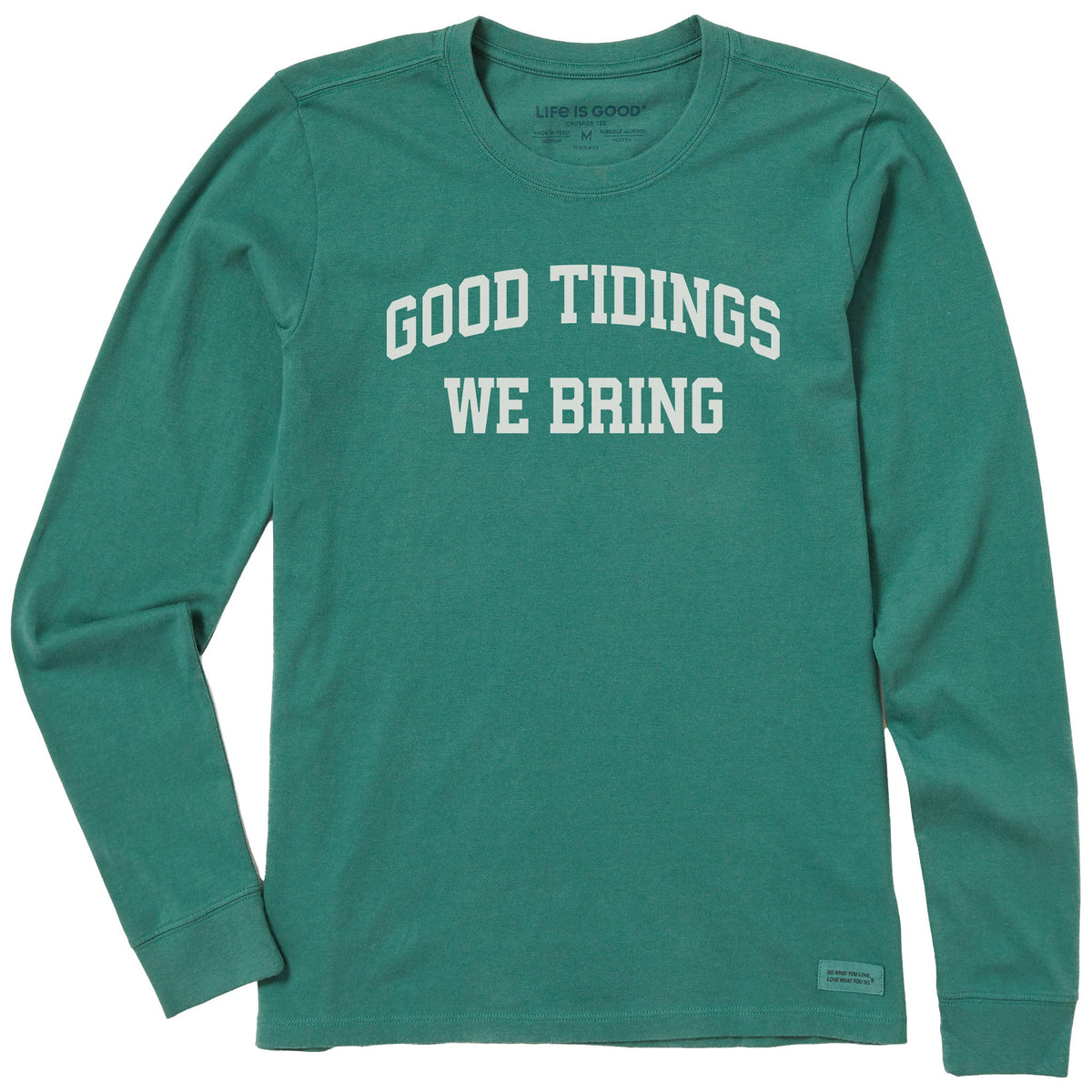 Women's Good Tidings We Bring Arch Long Sleeve Crusher Tee product image 1