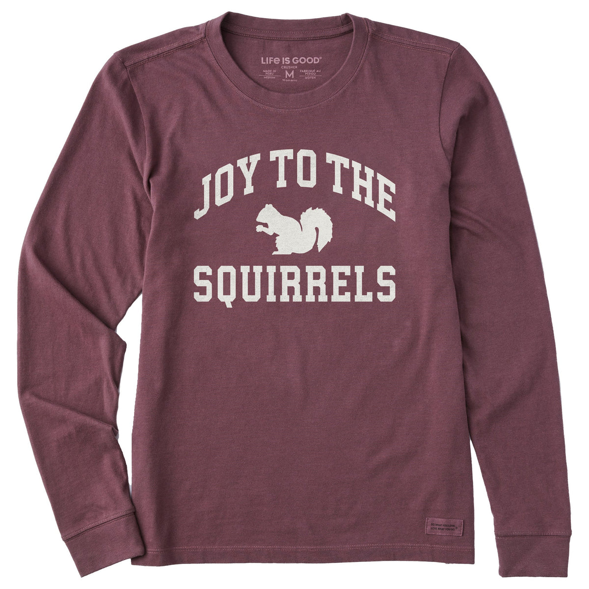 Women's Joy to the Squirrels Arch Long Sleeve Crusher Tee product image 1