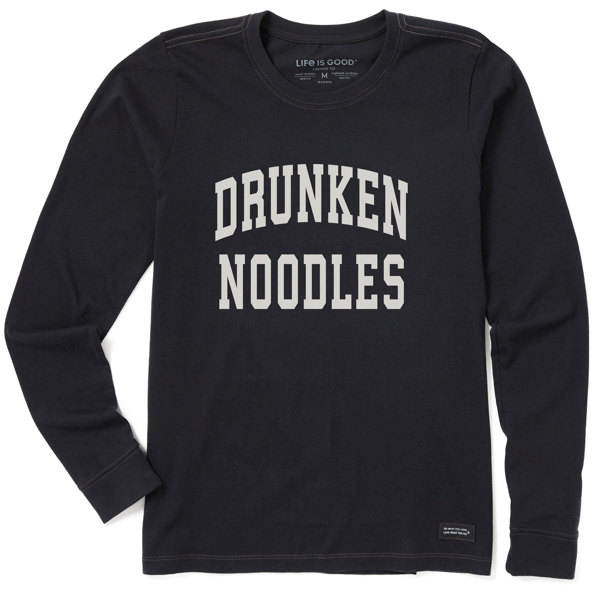 Women's Drunken Noodles Arch Long Sleeve Crusher Tee product image 1