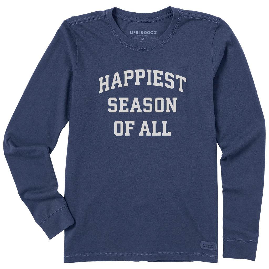 Women's Happiest Season of All Arch Long Sleeve Crusher Tee product image 1