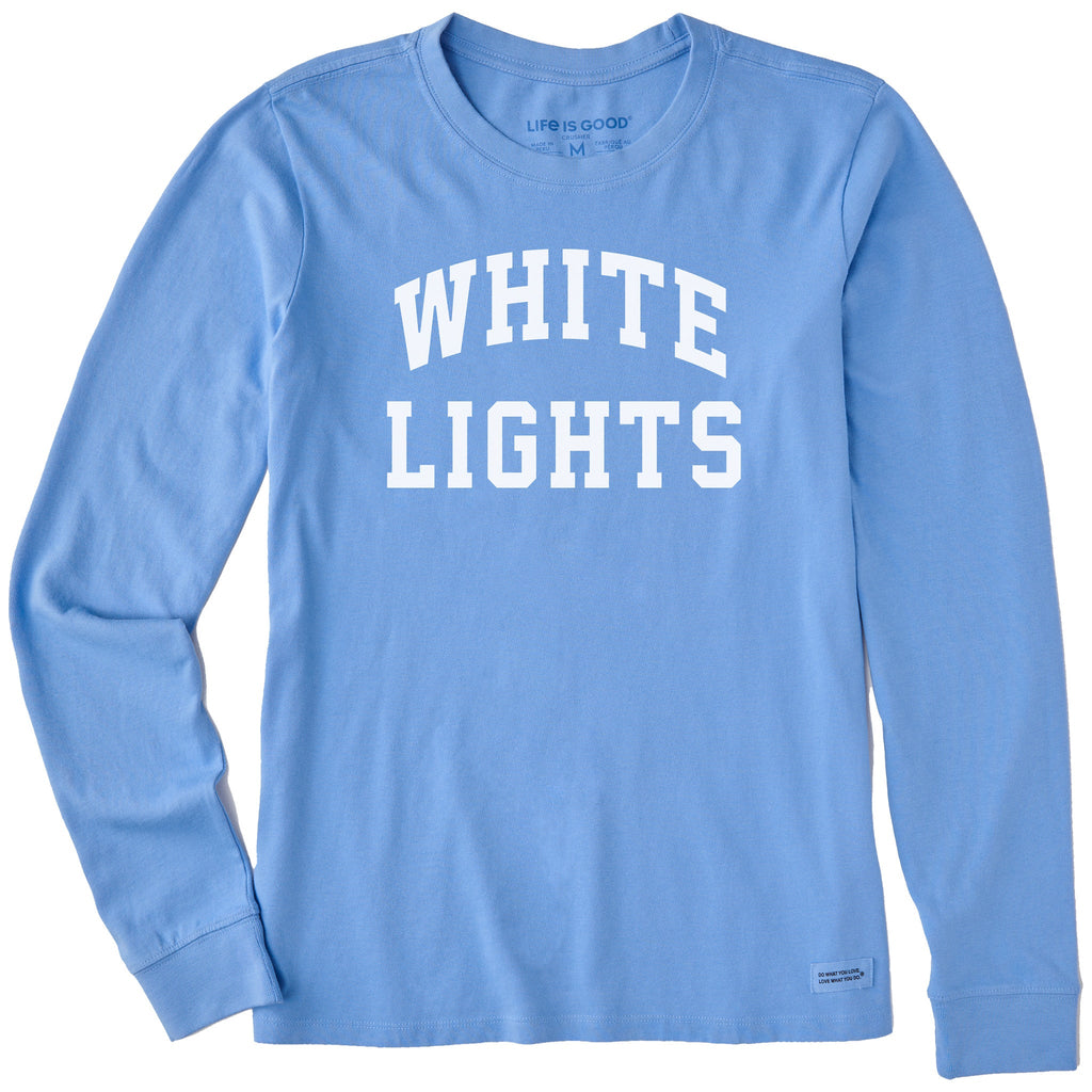 Women's White Lights Arch Long Sleeve Crusher Tee product image 1