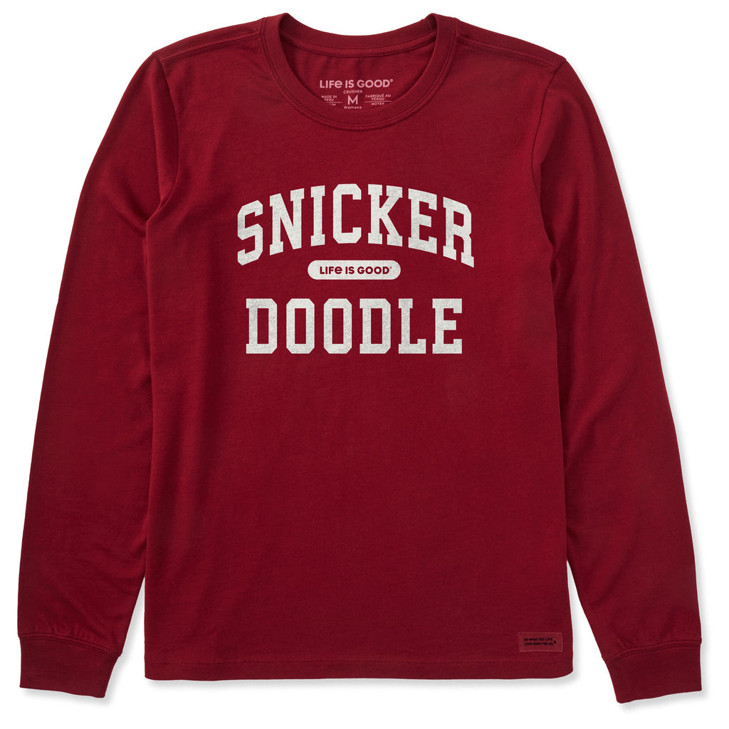 Women's Snicker Doodle Arch Long Sleeve Crusher Tee product image 1