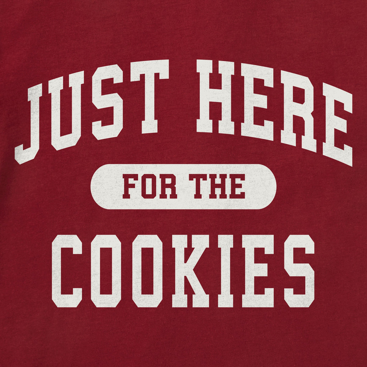 Women's Just Here for the Cookies Long Sleeve Crusher Tee product image 2