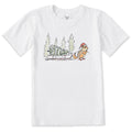 Kids Chipmunk Sled Short Sleeve Crusher Tee