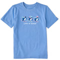 Kids Penguin Ski Trio Short Sleeve Crusher Tee product image 1