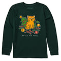 Kids Wreck the Halls Cat Long Sleeve Crusher Tee product image 1