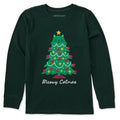Kids Meowy Catmas Cat Tree Long Sleeve Crusher Tee product image 1