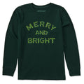 Kids Merry and Bright Sparkle Long Sleeve Crusher Tee product image 1
