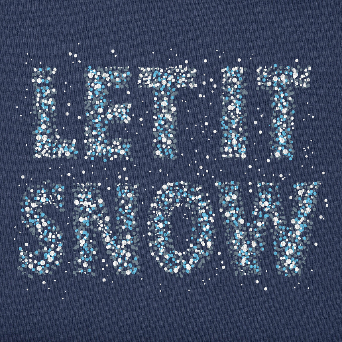 Kids Let it Snow Sparkle Long Sleeve Crusher Tee product image 2