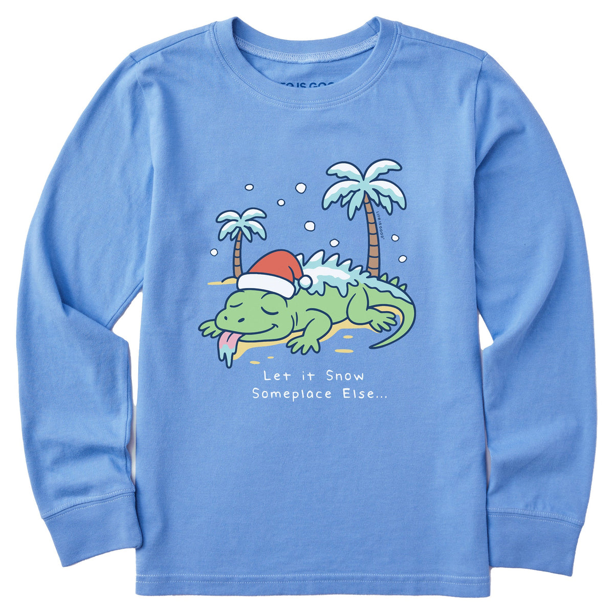 Kids Frozen Iguana Long Sleeve Crusher Tee product image 1