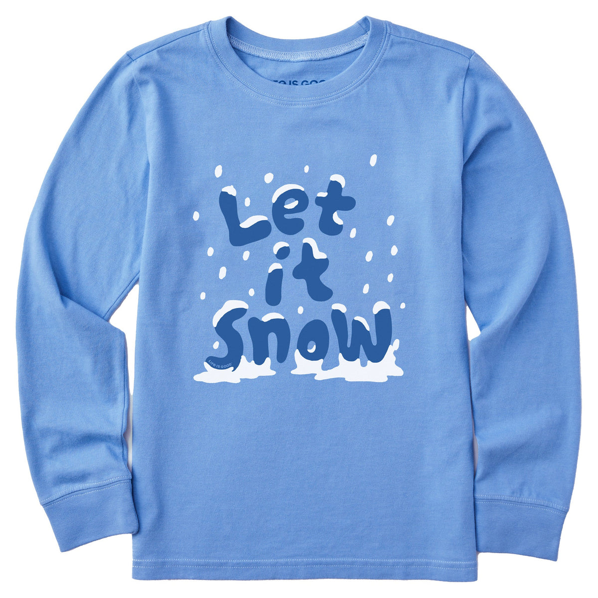 Kids Let it Snow Stack Long Sleeve Crusher Tee product image 1