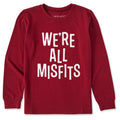 Kids We're All Misfits Jumbled Long Sleeve Crusher Tee product image 1