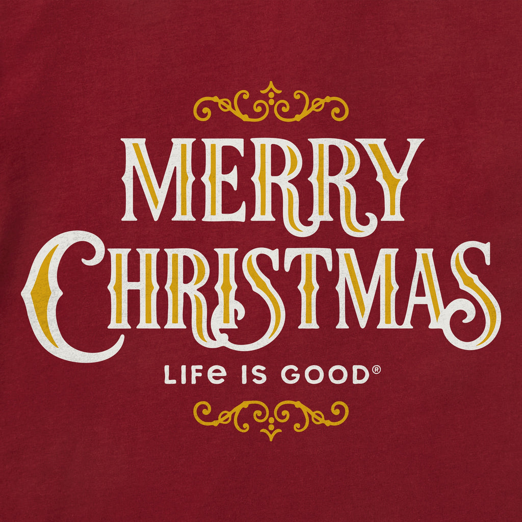 Kids Merry Christmas Decorative Long Sleeve Crusher Tee product image 2